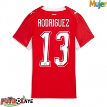 Camiseta Suiza Ricardo Rodriguez #13 Primera Equipación para mujer Mundial 2026 manga corta